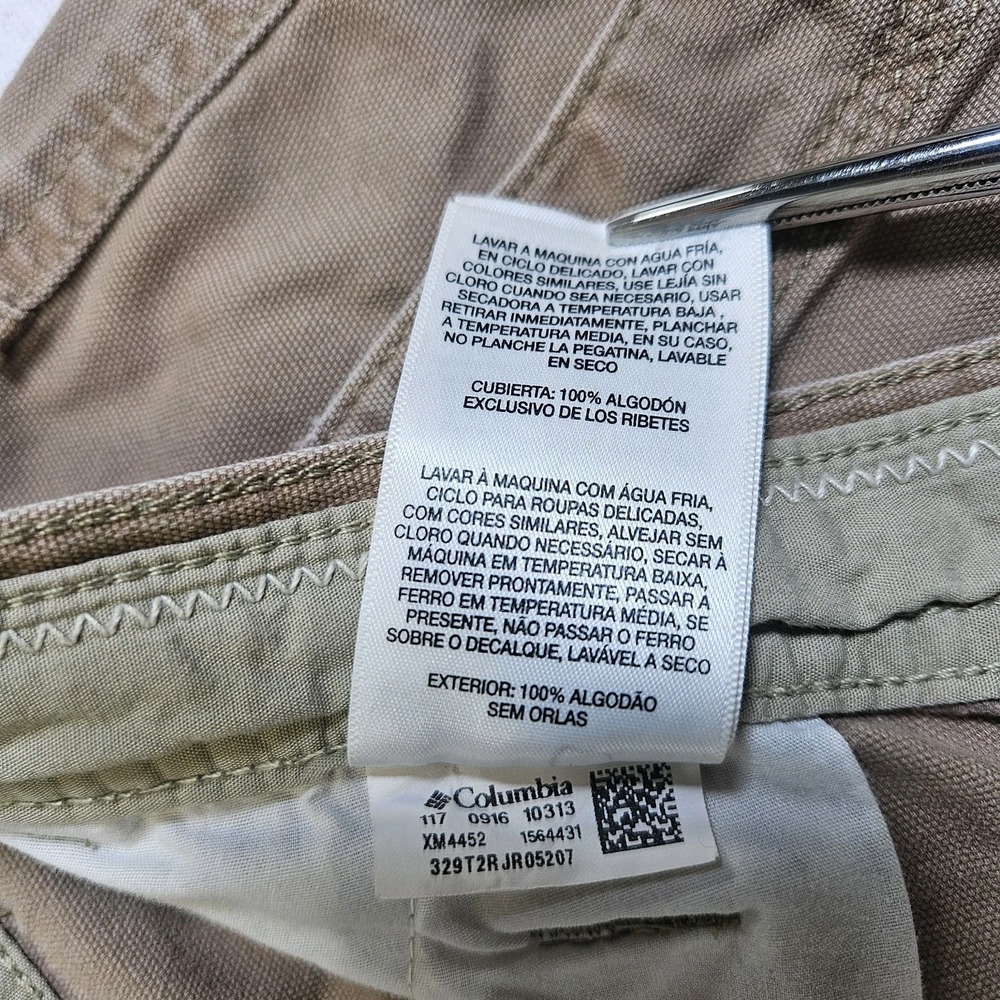 Columbia Cargo Shorts Mens 36 9 Hiking Chino 1564431 Fishing Chino Flat Front - Picture 13 of 13